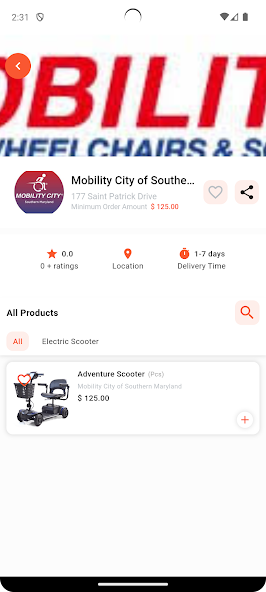C.O.R.A. app booking experience screen